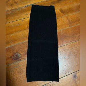 Midi length Express Knit Skirt XS Jet Black